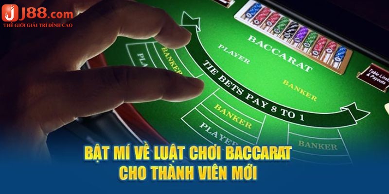 Luật cũng như cách chơi baccarat tại nhà cái J88